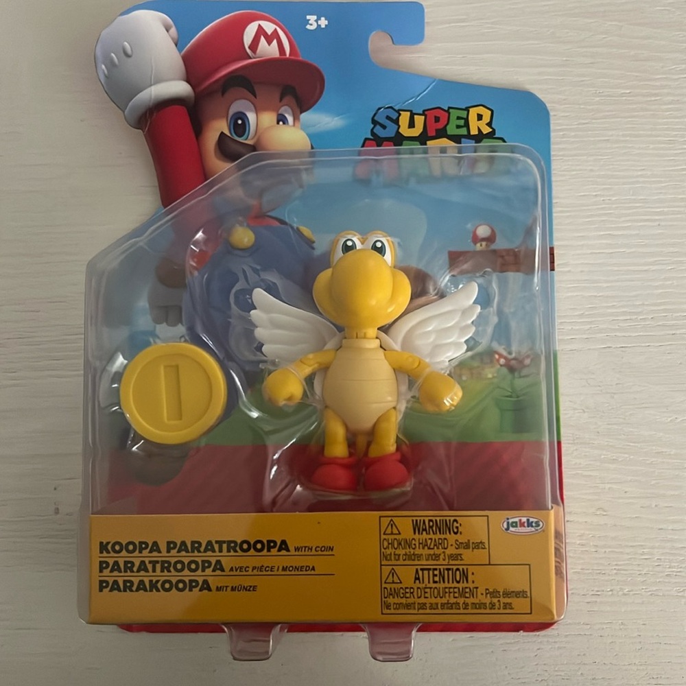 4-Inch Red Koopa Troopa Collectible Toys with Coin